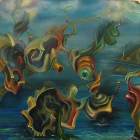 Robert Hendrickson - Organic Abstract Seascape 10